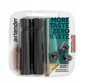 Pojemniki kuchenne - Airtender zestaw dla dwojga pompka i aerator do wina wydobądź głębię smaku każdego wina, napowietrzanie wina AT9441 - miniaturka - grafika 1