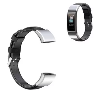 HUAWEI Pasek skórzany opaska do Band 3/4 Pro - Akcesoria do smartwatchy - miniaturka - grafika 1