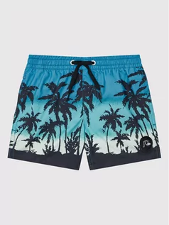 Kąpielówki dla chłopców - Quiksilver Szorty kąpielowe Everyday Paradise 14" EQBJV03390 Niebieski Regular Fit - grafika 1