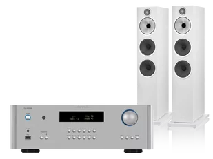 Rotel RA-1572 MkII (srebrny) + 603 S3 (biały) - Zestawy stereo - miniaturka - grafika 1