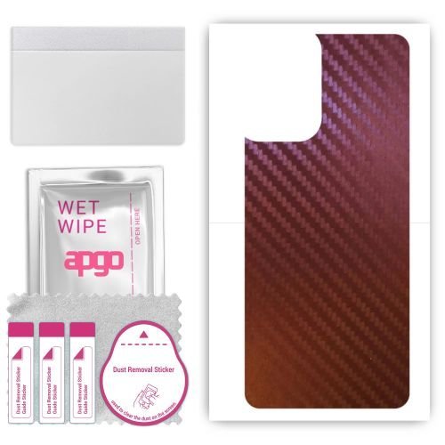 folia naklejka skórka strukturalna na TYŁ do Motorola Moto G24 - Carbon Kameleon CAKA5 - apgo SKINS