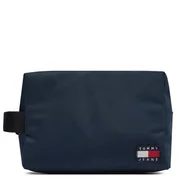 Kosmetyczki, organizery i kuferki - Kosmetyczka Tommy Hilfiger Tjm Ess Daily Nylon Washbag AM0AM12079 Granatowy - miniaturka - grafika 1