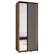 Szafy - Szafa przesuwna z lustrem wysoka Lanko 2 120 głębokość 45 cm wysokość 235,2 cm - miniaturka - grafika 1