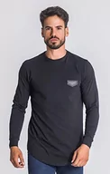 Koszulki męskie - Gianni Kavanagh Black Core Long Sleeve tee Koszulka Męska, czarny, M - miniaturka - grafika 1