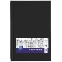Oxford Szkicownik SKETCHBOOK szyty A6 96k 100g czarny 400152626 OXFORD bl 1152015 - Przybory szkolne - miniaturka - grafika 1