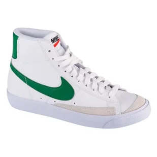 Buty Nike Blazer Mid 77 Gs DA4086-115 biało-zielone białe - Trampki damskie - miniaturka - grafika 1