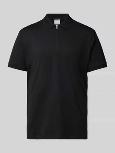 Koszulka polo o kroju regular fit z listwą na zamek błyskawiczny model ‘FAVE’ - Koszulki męskie - miniaturka - grafika 1