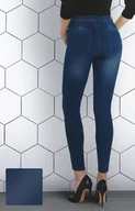 Legginsy - Legginsy, granatowe, Gatta - miniaturka - grafika 1