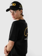 Czapki damskie - 4F Czapka z daszkiem snapback uniseks 4F x Drift Masters - czarna S/M - miniaturka - grafika 1