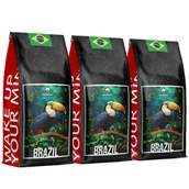 Kawa - Kawa Ziarnista Brazylia 3Kg - Świeżo Palona 100% Arabica - Blue Orca Coffee - miniaturka - grafika 1