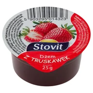 Syropy i koncentraty owocowe - Stovit DŻEM Z TRUSKAWEK PLASTIC PACK 25G Zakupy dla domu i biura! 86243508 - miniaturka - grafika 1