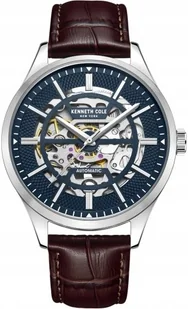 Zegarek Zegarek męski KENNETH COLE KCWGE2220401 granatowy klasyczny skeleton - Zegarki męskie - miniaturka - grafika 1