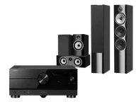 Kino domowe - Yamaha RX-A4A (czarny) + 703 S3 + 706 S3 + HTM72 S3 (czarny) - miniaturka - grafika 1
