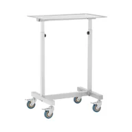 Meble i wyposażenie gabinetów medycznych - Steinberg Systems stolik instrumentalny mobilny 60 x 40 mm regulowana wysokość stal nierdzewna/guma - Meble medyczne - miniaturka - grafika 1