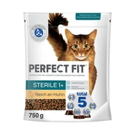 Sucha karma dla kotów - Perfect Fit Sterile 1+, z kurczakiem - 6 x 750 g - miniaturka - grafika 1