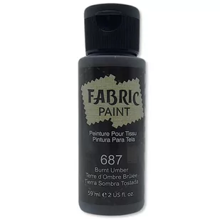 Farba do tkanin Jasnych i Ciemnych Brązowa Aureo 59ml - Zabawki kreatywne - miniaturka - grafika 1