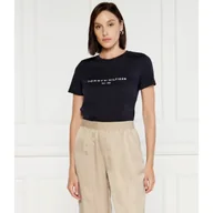 Koszulki i topy damskie - Tommy Hilfiger T-shirt | Regular Fit - miniaturka - grafika 1