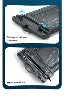 USAMS Etui wodoodporne 6.7" IP68 biały/white FSD1302 (US-YD013) - Etui i futerały do telefonów - miniaturka - grafika 10