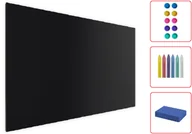 Biuro i firma OUTLET - OUTLET Tablica magnetyczna metalowa KREDOWA CZARNA 90x60cm MetalBoards blacha z nadrukiem na wszystkie rodzaje magnesów + zestaw akcesoriów GRATIS - miniaturka - grafika 1