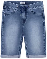 Spodenki damskie - Pepe Jeans Joe szorty chłopięce, Niebieski (Denim-js3), 10 lat - miniaturka - grafika 1
