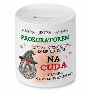 Skarbonka Dla Prokuratora na Urodziny Prezent z Nadrukiem ze Zdjęciem - Skarbonki - miniaturka - grafika 1