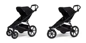 Wózki dziecięce - Wózek sportowy Thule Urban Glide 3 + Thule Urban Glide 4-wheel Black - miniaturka - grafika 1