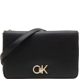 Calvin Klein Listonoszka RE-LOCK DOUBLE GUSETT XBODY - Torebki damskie - miniaturka - grafika 1