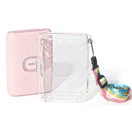 Paski, szelki, uprzęże foto - Futerał Etui Case Pokrowiec Do Fuji Fujifilm Instax Mini Link 2 / Przezroczysty - miniaturka - grafika 1