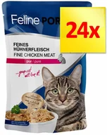 Mokra karma dla kotów - Zestaw Feline Porta 21, 24 x 100 g - Tuńczyk z krewetkami - miniaturka - grafika 1