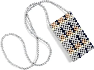 Etui na telefon Perla szaro-beżowo-niebieskie - Etui i futerały do telefonów - miniaturka - grafika 1