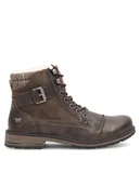 Botki męskie - Mustang Trzewiki 4157-605 Brązowy - miniaturka - grafika 1