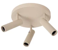 Lampy sufitowe - Lampa sufitowa Grado 3 w kolorze beżowym z trzema tubami reflektorowymi - miniaturka - grafika 1