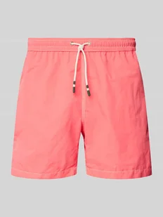 Spodenki kąpielowe z elastycznym pasem - Kąpielówki męskie - miniaturka - grafika 1