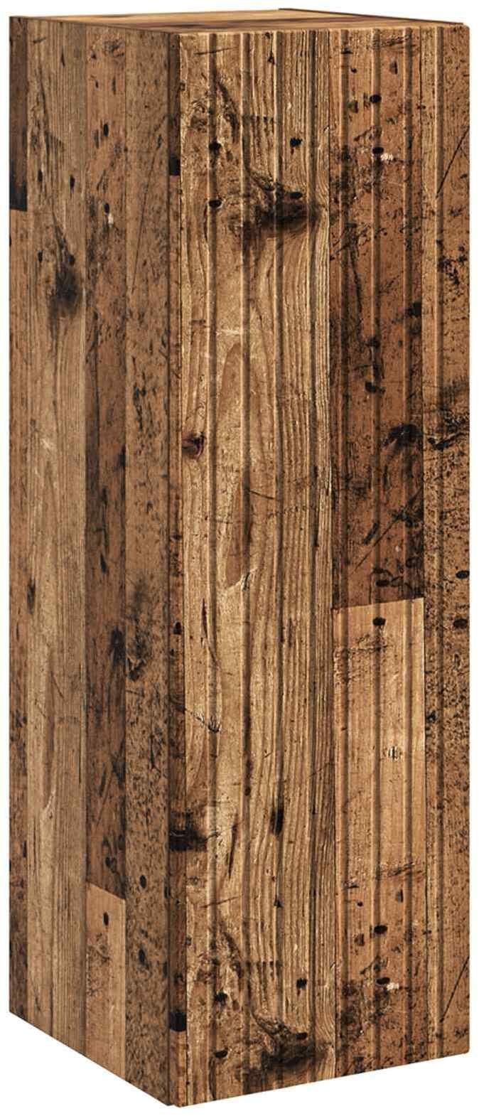 vidaXL vidaXL Wisząca Szafka Łazienkowa Stare drewno 33 x 34,5 x 100 cm
