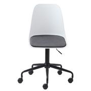 Fotele i krzesła biurowe - Białe krzesło biurowe Unique Furniture - miniaturka - grafika 1
