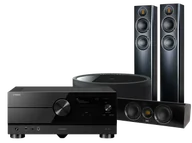 Kino domowe - Yamaha RX-A4A (czarny) + Carina FS247 (czarny) + CC 241 (czarny) + MusicCast 50 (czarny) - miniaturka - grafika 1