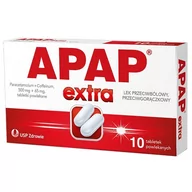 Przeziębienie i grypa - APAP Extra x10 tabletek - miniaturka - grafika 1