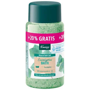 Kneipp Eucalyptus Bath, kryształki do kąpieli z soli mineralnej, 600 g - Kosmetyki do kąpieli - miniaturka - grafika 1
