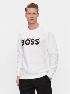 Boss Bluza Soleri 07 50507939 Biały Regular Fit - Bluzy męskie - miniaturka - grafika 1