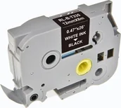 Etykiety do drukarek - Taśma BROTHER TZE-335 12mm x 8m biały na czarnym zamiennik - miniaturka - grafika 1