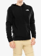 Bluzy sportowe męskie - Bluza polarowa The North Face 100 Glacier Hoodie - tnf black - miniaturka - grafika 1