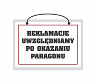 Tablice BHP - Tablica laminowana A5 - reklamacje uwzględniamy - miniaturka - grafika 1