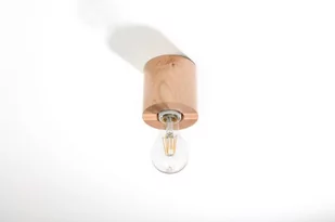 Sollux Lighting Plafon SALGADO naturalne drewno - Lampy sufitowe - miniaturka - grafika 1