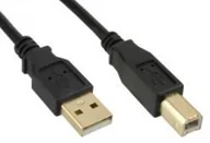 Kable USB - InLine Kabel USB USB A/B 3m Czarny 34535S - miniaturka - grafika 1