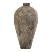 Wazony i flakony - Brązowy wysoki wazon z terakoty Corvo – House Nordic - miniaturka - grafika 1