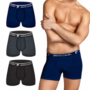 PIERRE CARDIN PCU77 bokserki męskie 3-PAK - XXL - Majtki męskie - miniaturka - grafika 1