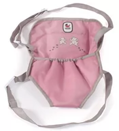 Domki dla lalek - Bayer Chic 782 36 - Nosidełko dla lalki na szelkach, różowe, w misie - miniaturka - grafika 1