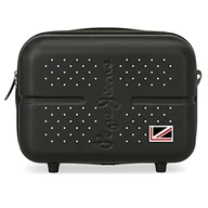Kosmetyczki, organizery i kuferki - Pepe Jeans Laila kosmetyczka z możliwością regulacji, z torbą na ramię, czarna, 29 x 21 x 15 cm, sztywna, ABS 9,14 l - miniaturka - grafika 1