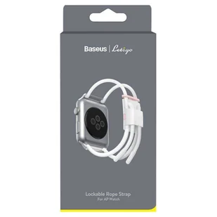 Baseus pasek opaska bransoleta do Apple Watch 38 mm / 40 mm biały (LBAPWA4-A24) - Akcesoria do smartwatchy - miniaturka - grafika 5