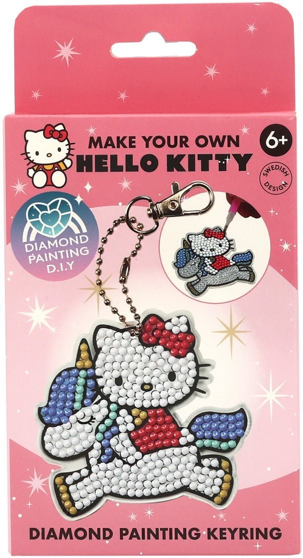 Maluj diamentami po numerach Hello Kitty